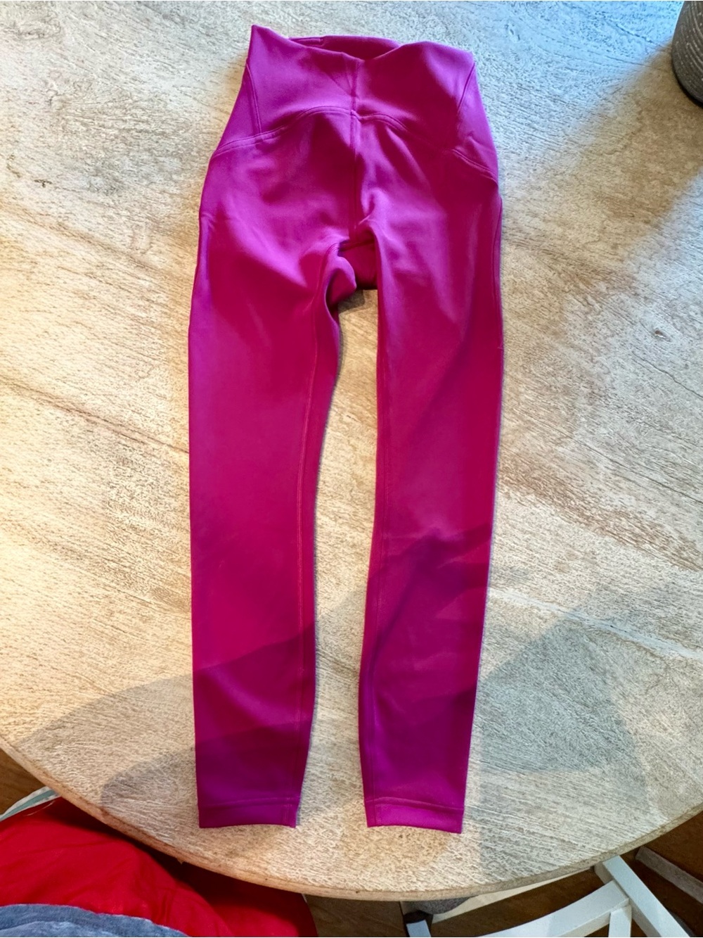 lululemon athletica Instill High-Waist 25 inch Fuchsia Leggings NWOT